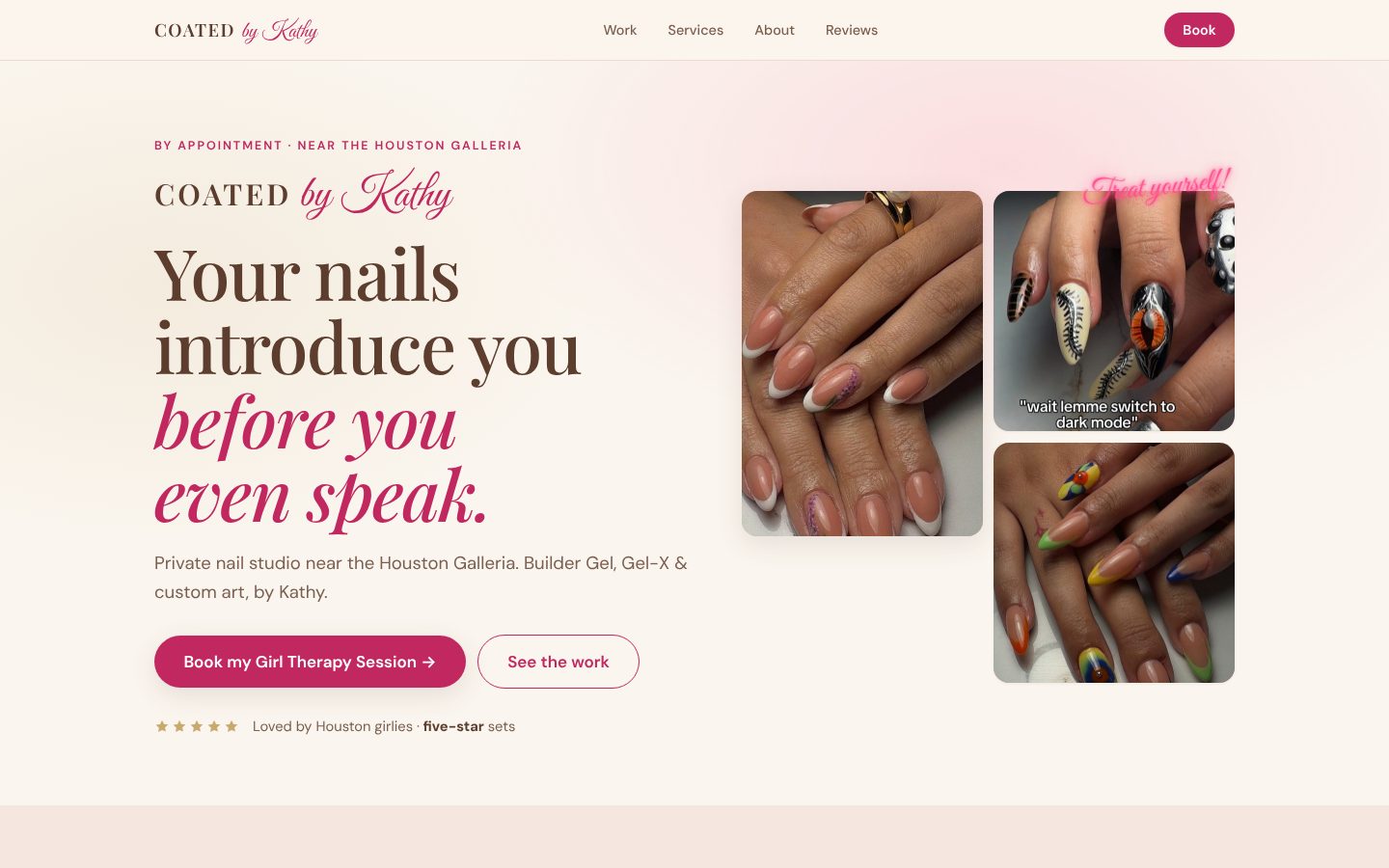 Coated by Kathy homepage